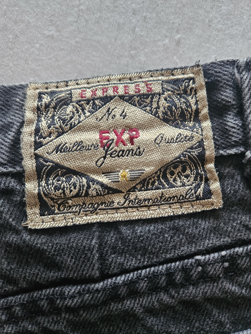My Vintage 1980s Compangie Internationale No. 4 Express MOM Black Jeans Size 11